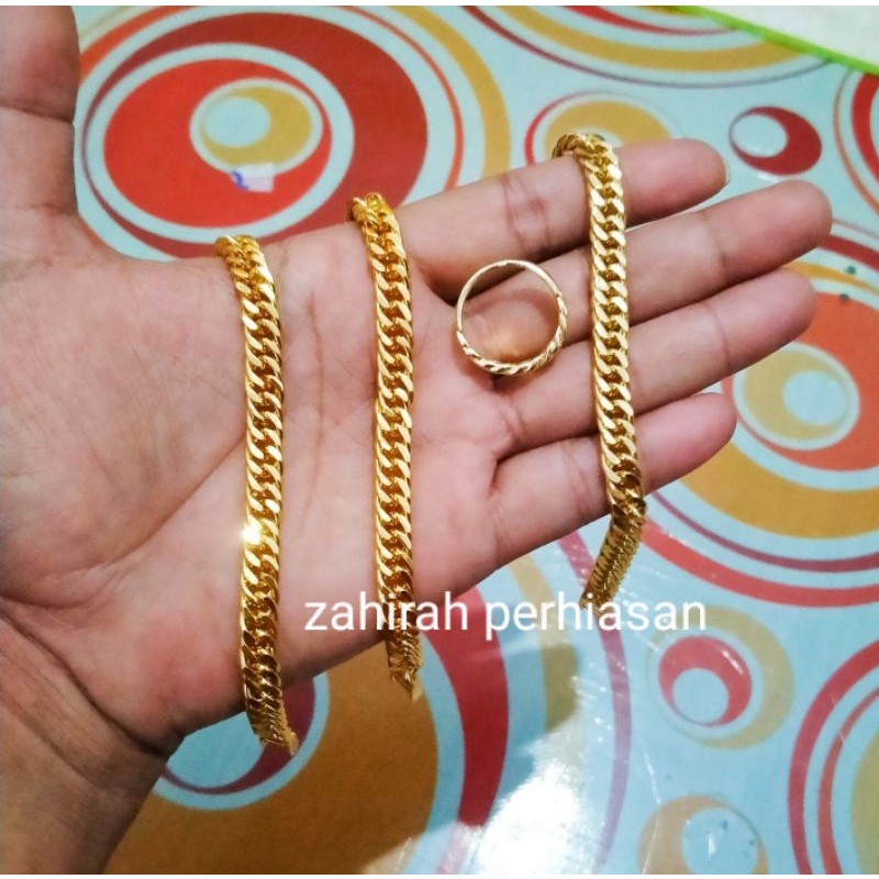 GELANG TANGAN WANITA RANTAI COIN FREE CINCIN COIN ANTI LUNTUR