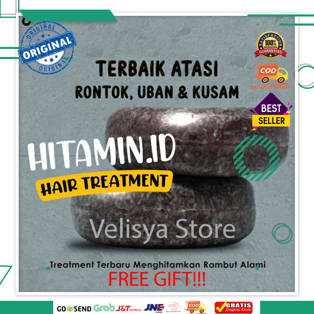 HITAMIN.ID SAMPO HAIR TREATMENT ATASI RAMBUT RONTOK KETOMBE BERLEBIH KULIT KERING UBAN BERLEBIH ASLI