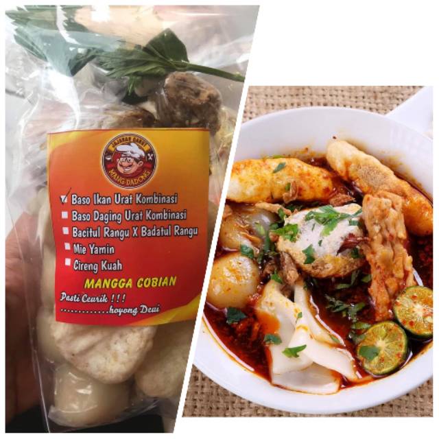 

Baso ikan super urat kombinasi