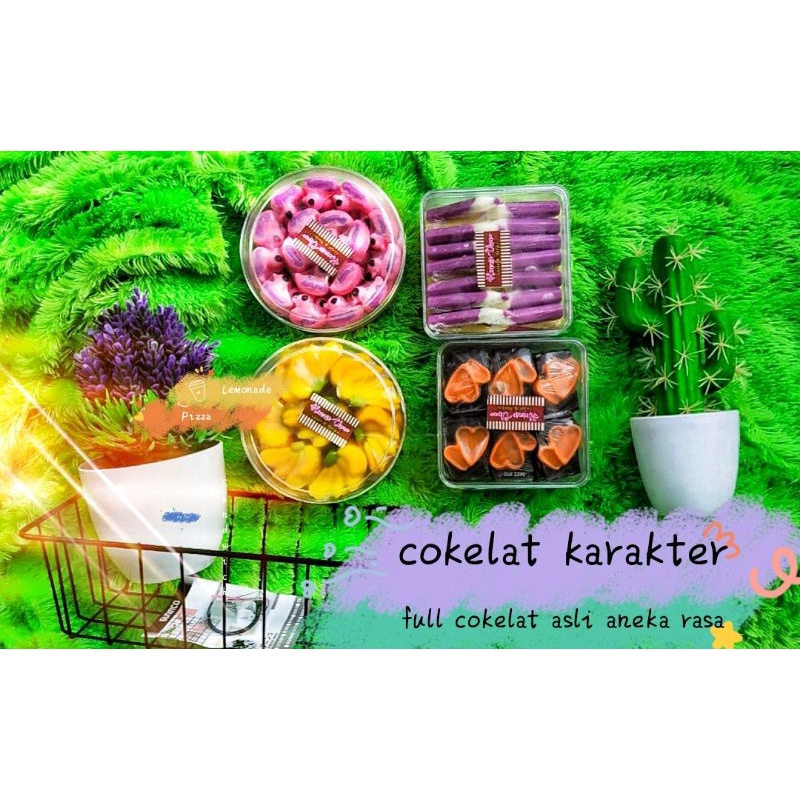 

cokelat karakter isi full cokelat