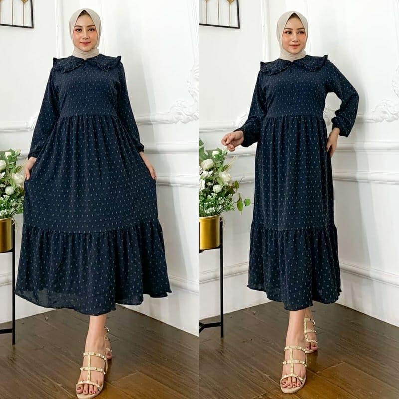 KRASIANAKBANGSA "DRES AINAYA ZULFA"  MIDI DRESS KEKINIAN