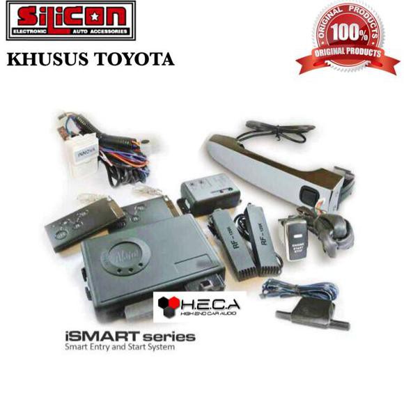 iSmart Alarm Mobil Pintar SILICON Khusus TOYOTA Smart Keyless Entry