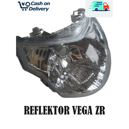 lampu depan vega zr / reflektor vega zr