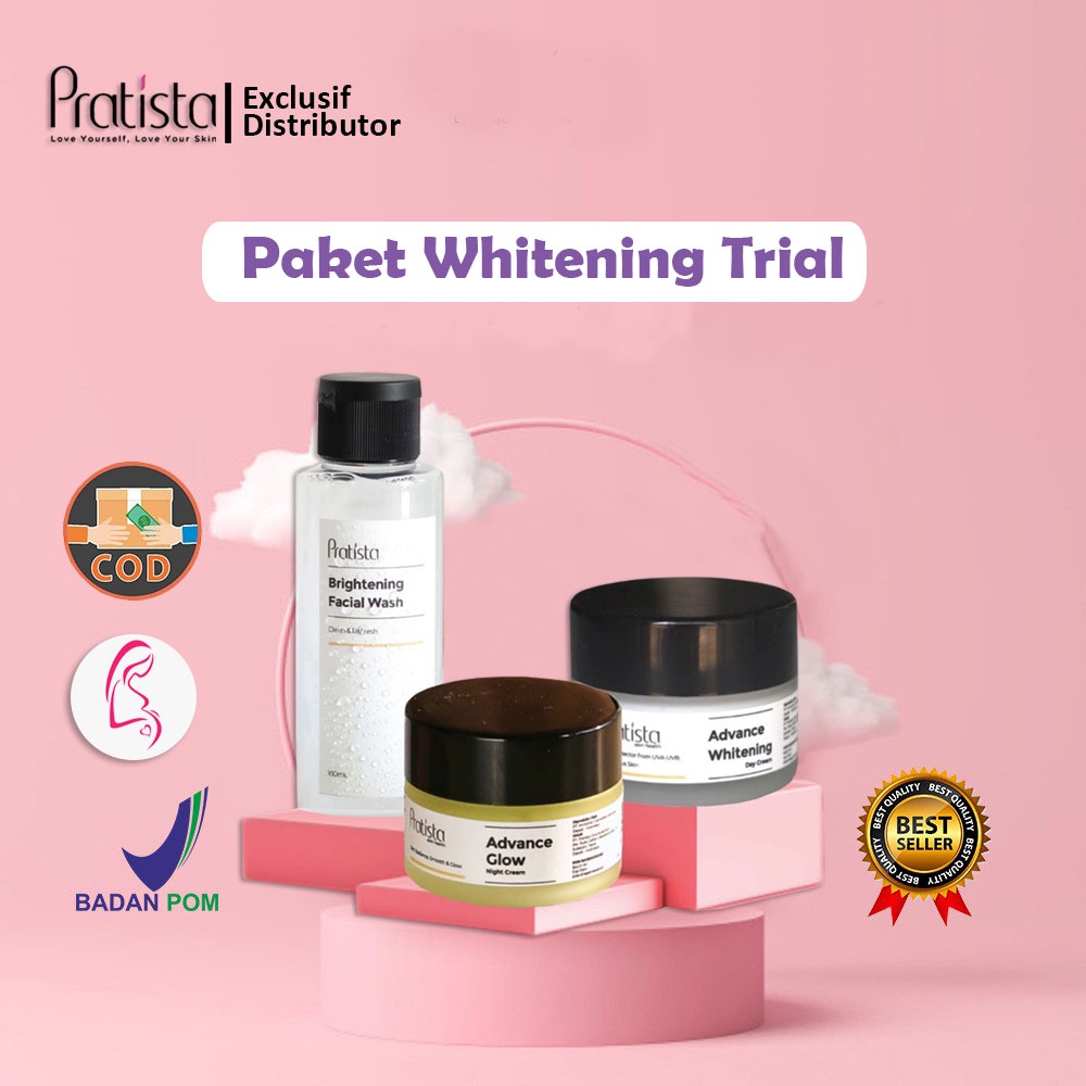 Pencerah Wajah Dan Penghilang Flek Hitam : PRATISTA WHITENING SERIES
