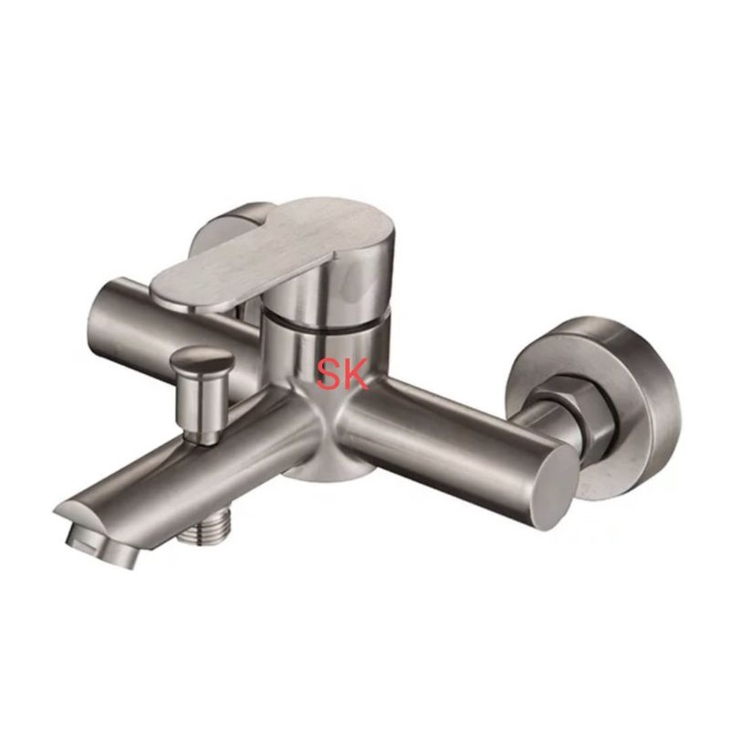 Kran Bathub Stainless Sus304 ( Bodi Only ) / Keran Mixer / Kran Bathtub Panas Dingin