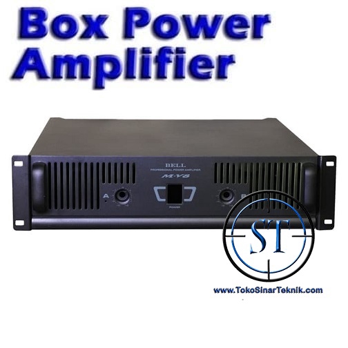 Box Power Amplifier MV-8 Box BELL Amply MV8