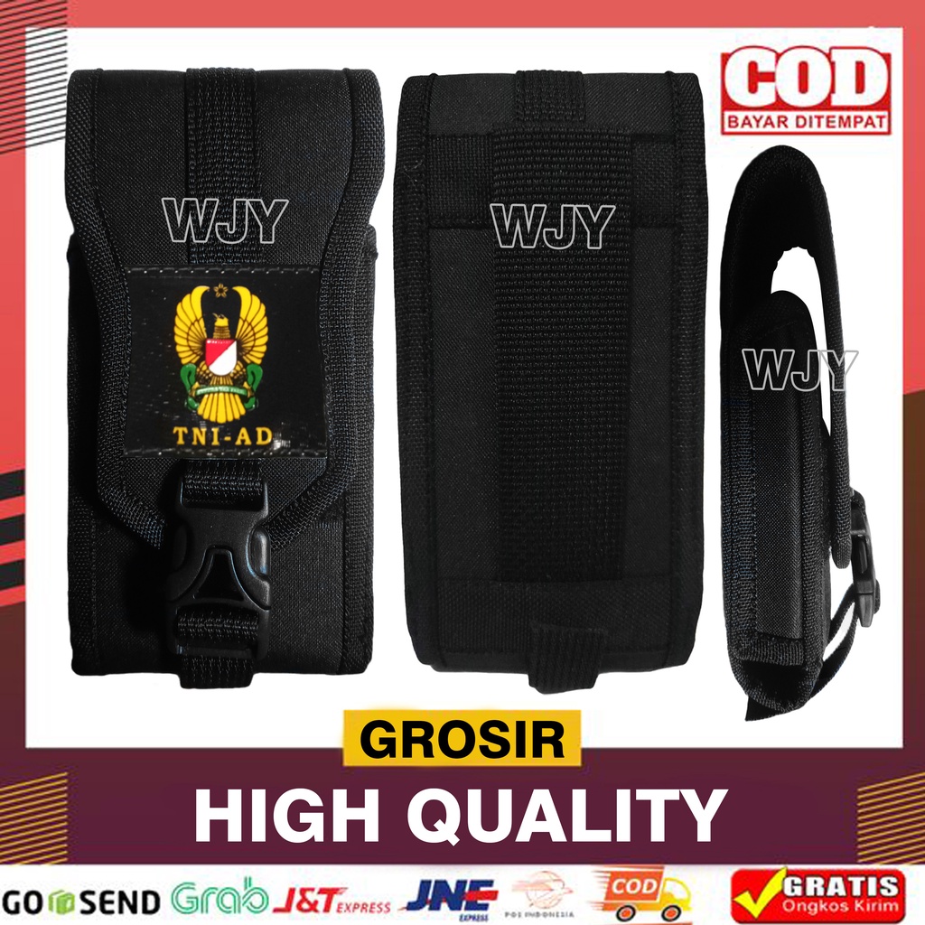 SARUNG HP TNI AD SARUNG HP PINGGANG TACTICAL LOGO TNI AD