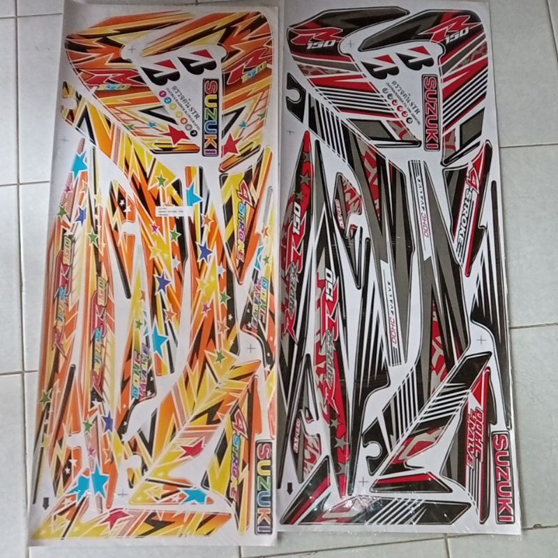 striping list satria fu 2005-2012 motif bintang