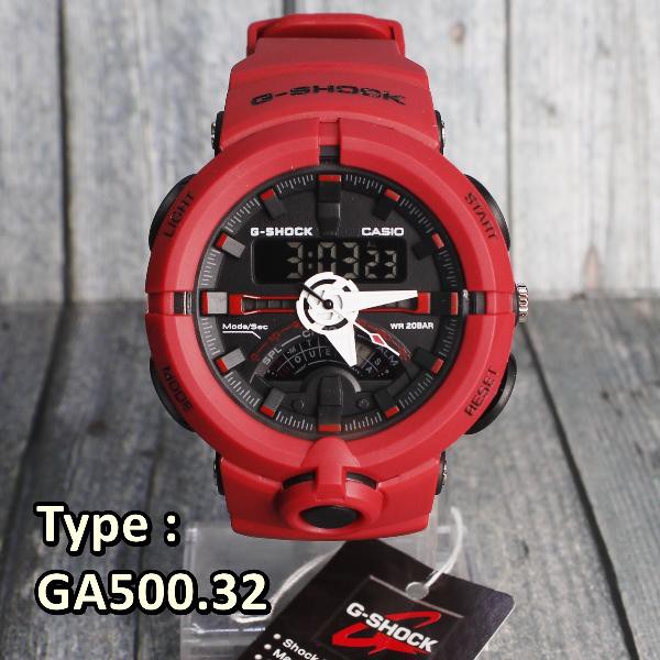 DISKON AKHIR TAHUN  SALE MURAH ... G-Shock Casio GA500 Frogman Army Merah . jam tangan pria water