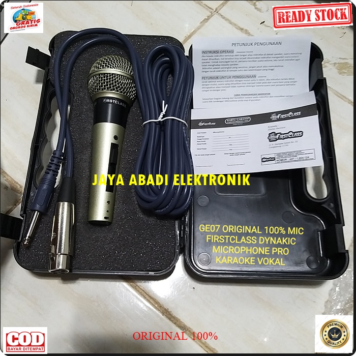 G07 FIRTSCLASS MIC KABEL BAHAN METAL FULL BESI KARAOKE DYNAMIC MICROPHONE CARDIOID  MEETING CABLE VOKAL ARTIS AUDIO SOUND SISTEM PROFESIONAL PRO PENGERAS SUARA HIFI SUARA SENSITIF BISA UNTUK ACARA PANGGUNG MC PIDATO SEMINAR CERAMAH DLL ACARA PORTABLE