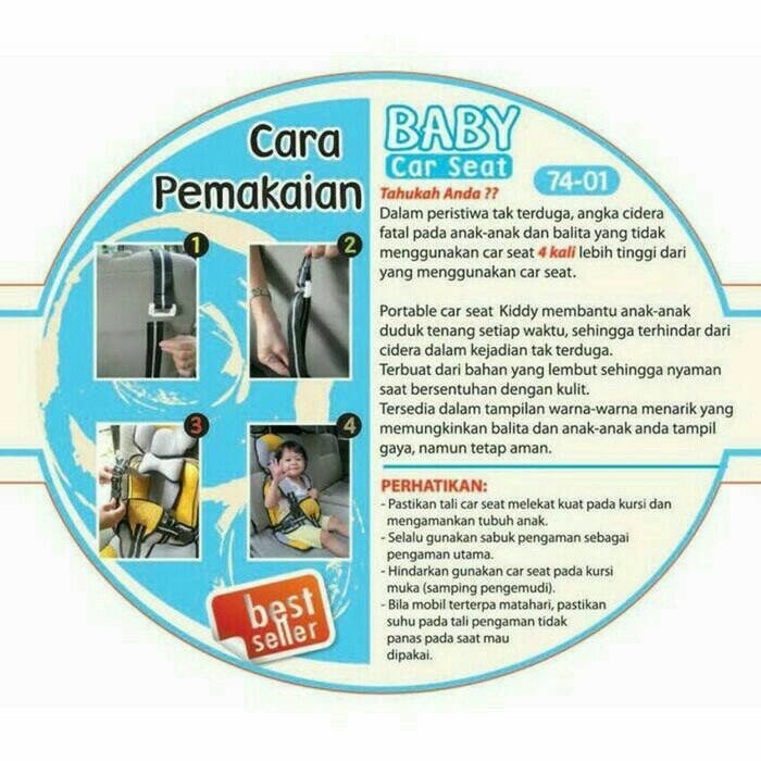 Baby Car Seat / Tempat Duduk Bayi di Mobil /Car Seat Portable