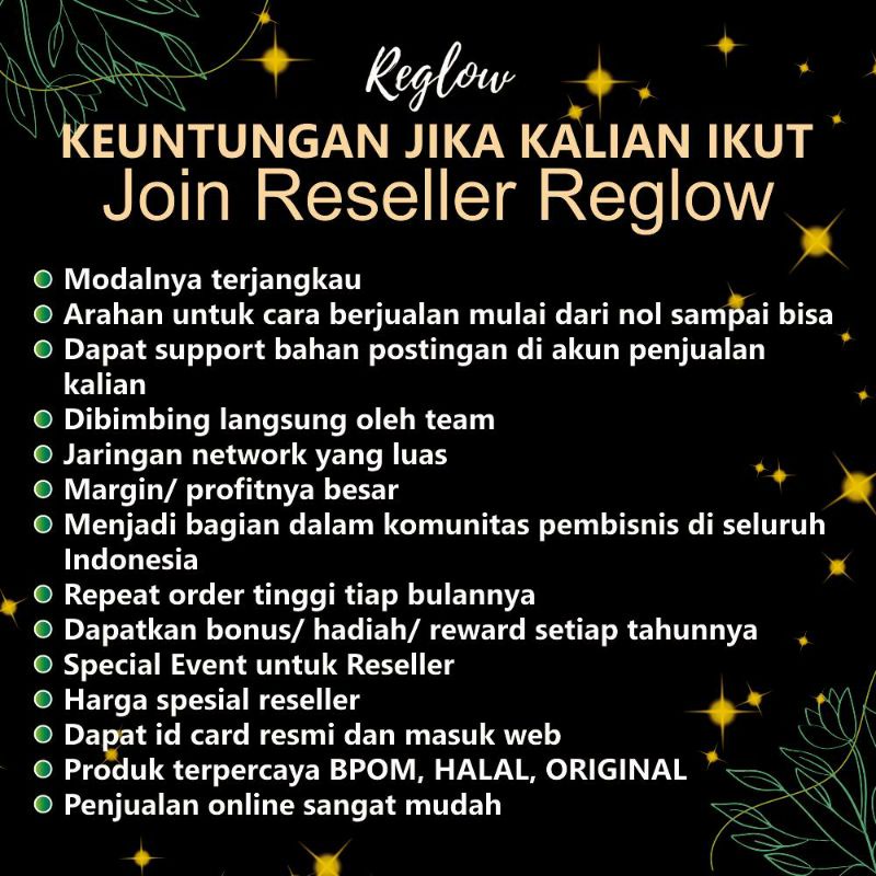 Paket Reseller Reglow dr Shindy Putri Official Store Resmi Red glow Skincare Original