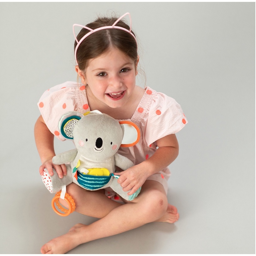 Taftoys Kimmy The Koala Activity Toy - Taf Toys Plush Doll Toy Mainan Anak Bayi Boneka Rattle Ring Sensory Motorik