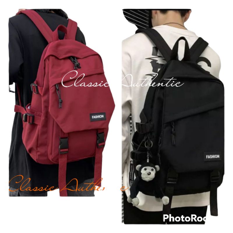 Classic Authentic Tas Ransel Pria Wanita Tas Punggung Backpack Tas Gendong Tas Kuliah Tas Sekolah SMP SMA Tas Laptop Tas Kerja Tas Gendong Tas Mudik KUAT BERKUALITAS