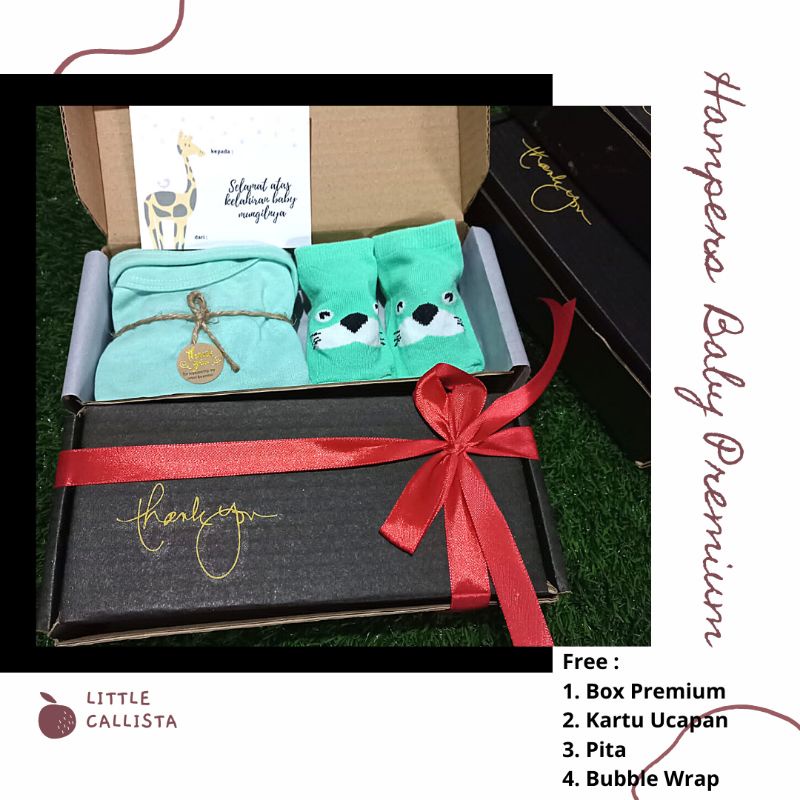 Hampers Baby Hadiah Kado Lahiran Bayi Baby Gift Set Bayi Perempuan Laki Laki-SET KK TOSCA