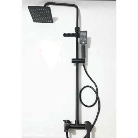 shower colomn panas dingin hitam,shower tiang set panas dingin hitam