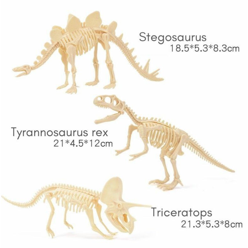 PROMO mainan dig dinosaur fossil toy