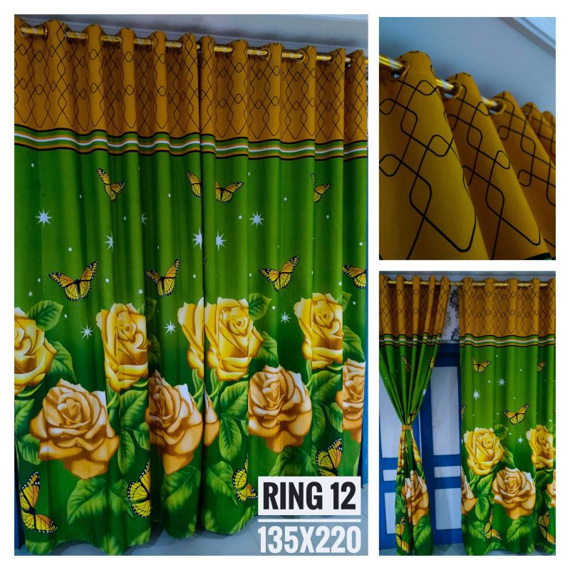 gorden smokring gorden kain gorden pintu jendela gorden ring kolong katun