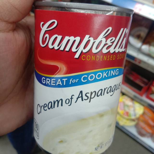 

Campbell's cream of Asparagus 298gr