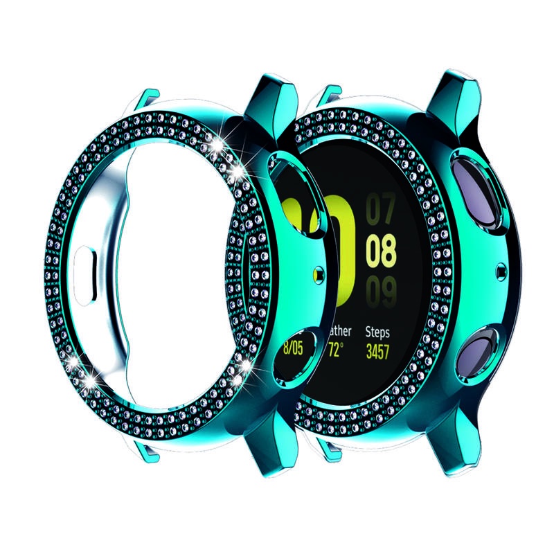 Case Cover Pelindung Smartwatch Lapis Berlian Bling Untuk Samsung Galaxy Active 2 40mm 44mm