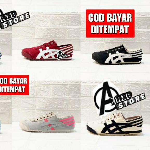 ➦ SEPATU ASICS ONITSUKA PARRATY SLIP ON PREMIUM ORIGINAM VIETNAM ☻