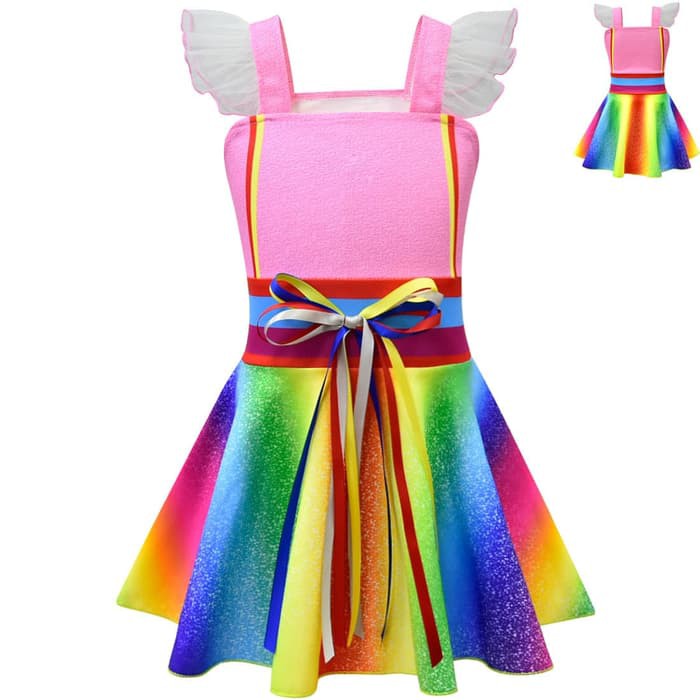 Disney junior fancy nancy costume anak kostum halloween rainbow