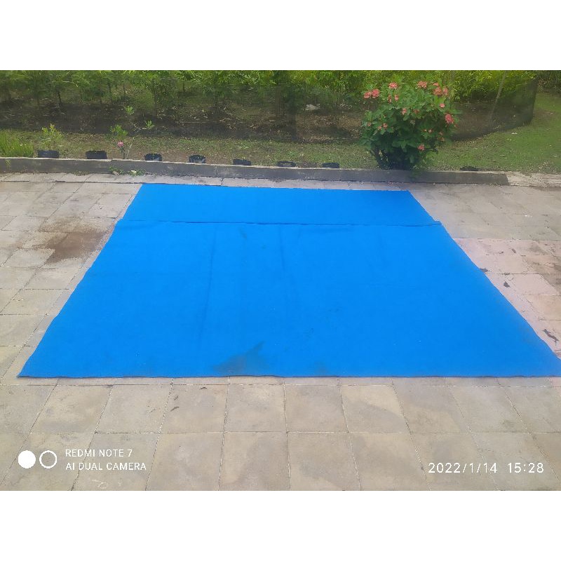 alas geber 3x3meter / karpet alas geber ayam bangkok aduan