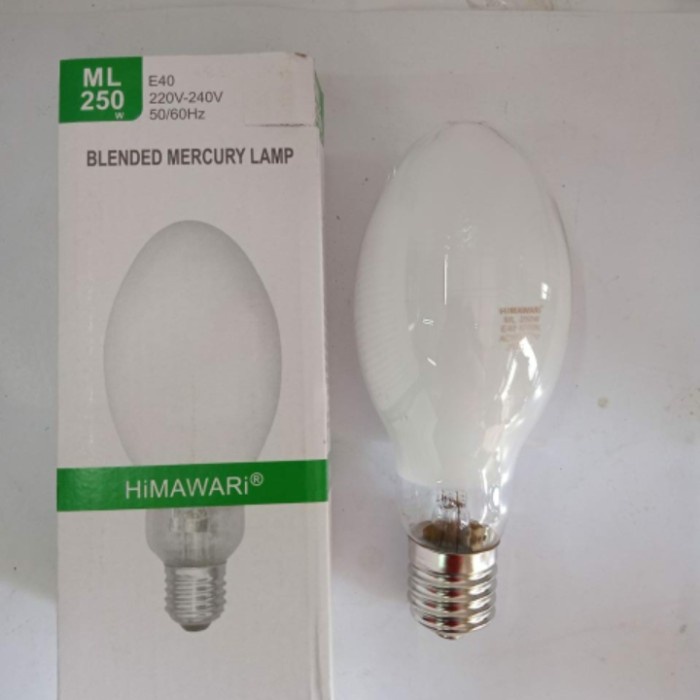 Lampu ML 250Watt Himawari ML Mercuri 250W Lampu Jalan Lampu Jantung E40