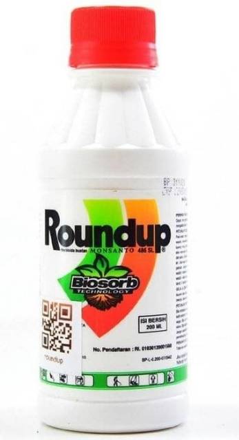 Pembasmi rumput&amp;gulma ROUND UP 486 SL herbisida 200ml - ROUND UP 200 ML