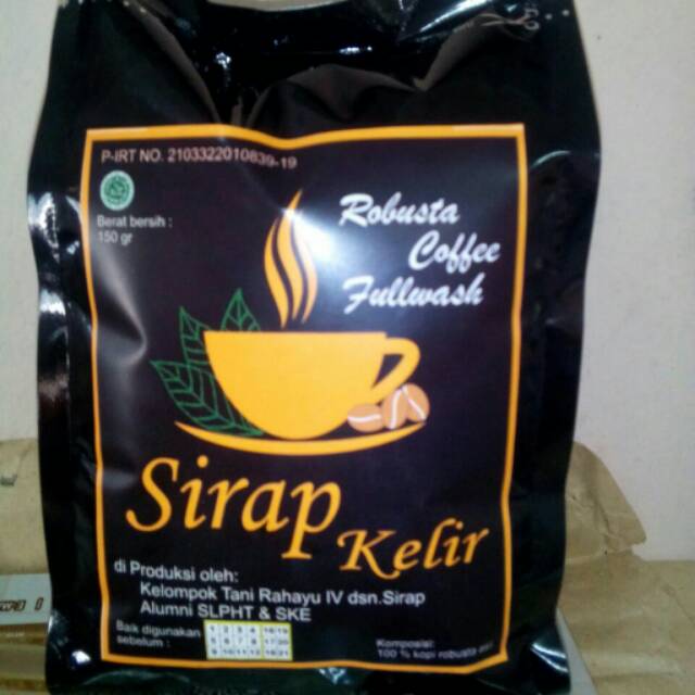 

Kopi robusta premium gunung kelir