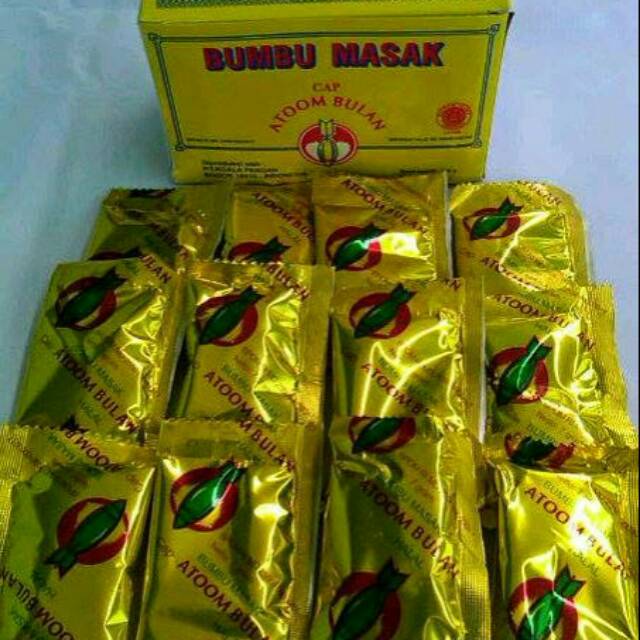 

BUMBU ATOM BULAN / BUMBU PENYEDAP RASA