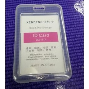 

5pcs casing id card holder transparan / tempat kartu id card holder / frame cover id card