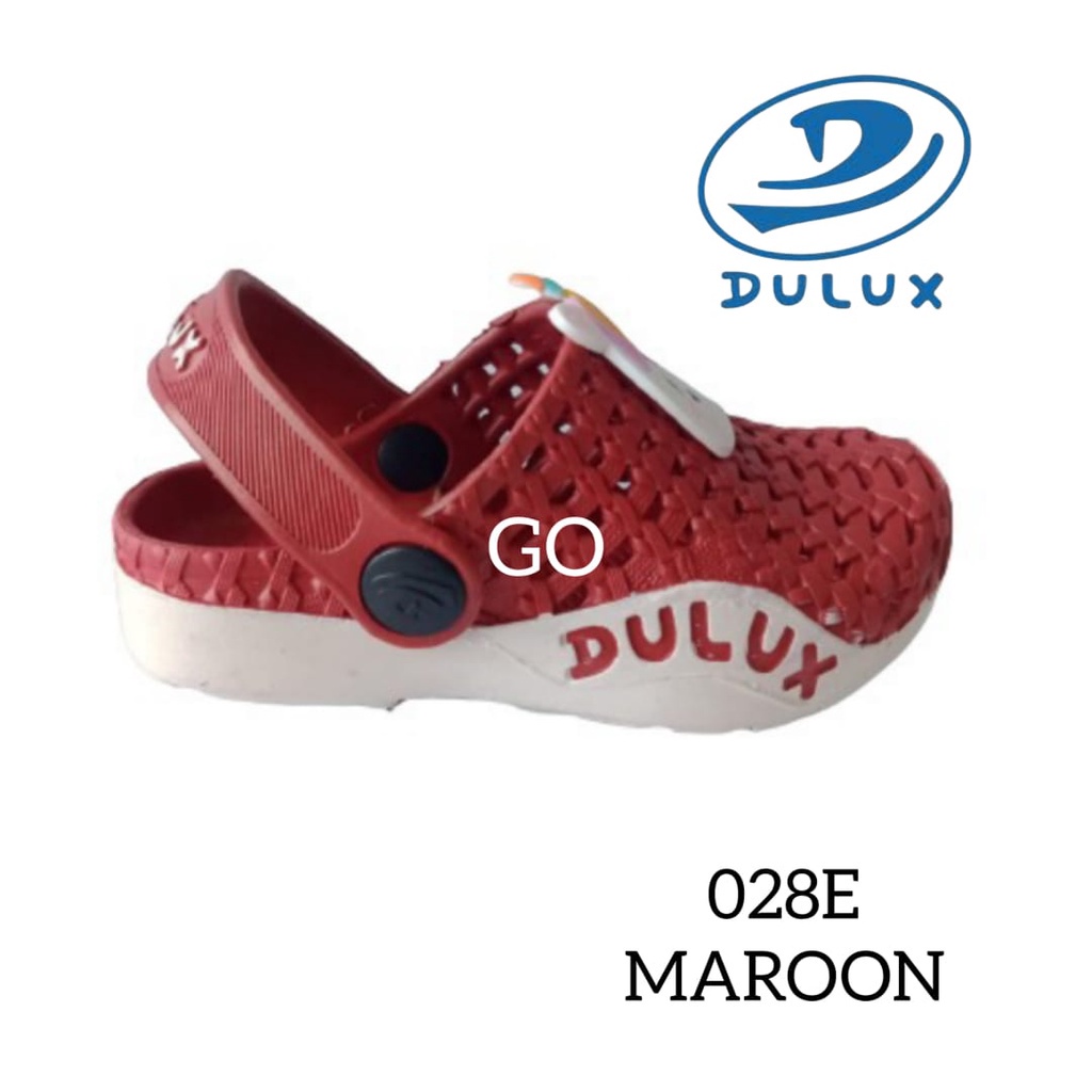 gos DULUX CQ 028ED UNC Sandal Baim Tali Belakang Model Lucu Sandal Slop Anak Perempuan Model Karakter Unicorn