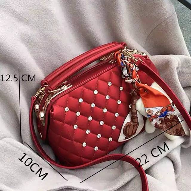 Tas Impor DOCTOR BUBBLE DIAMOND JELLY MATTE Uk 22 Fashion Branded Batam Murah