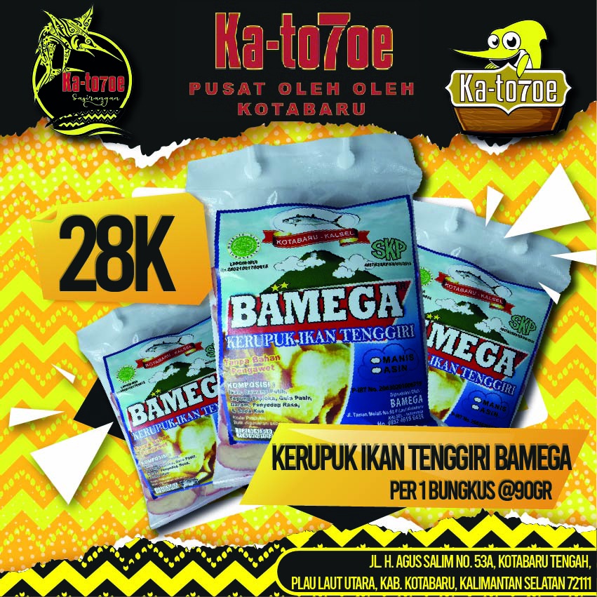 

Kerupuk ikan tenggiri BAMEGA