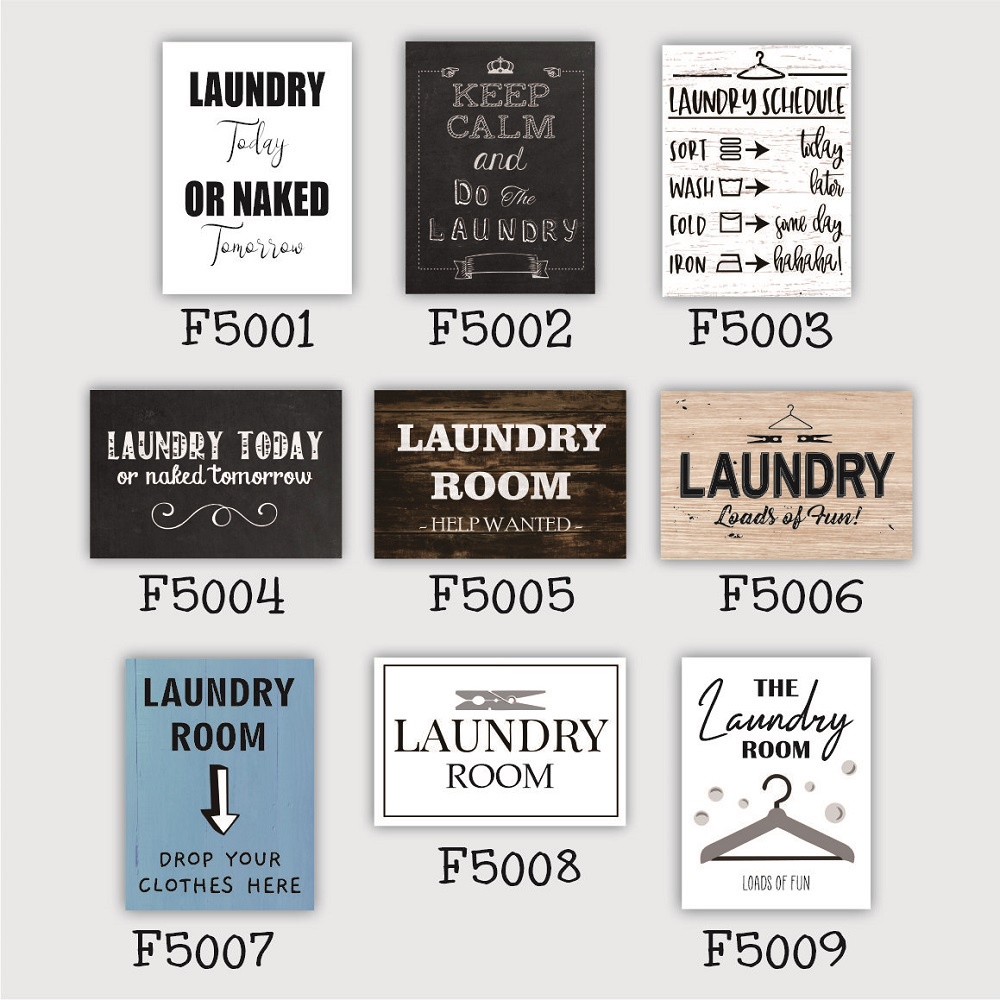 Frame Hiasan Dinding Aesthethic Minimalis Pajangan Rumah Dekorasi Poster Laundry Ruang Cuci 3D Kayu Tebal Wall Decor Quotes Kamar Dapur 20 x 30 - 30 x 40