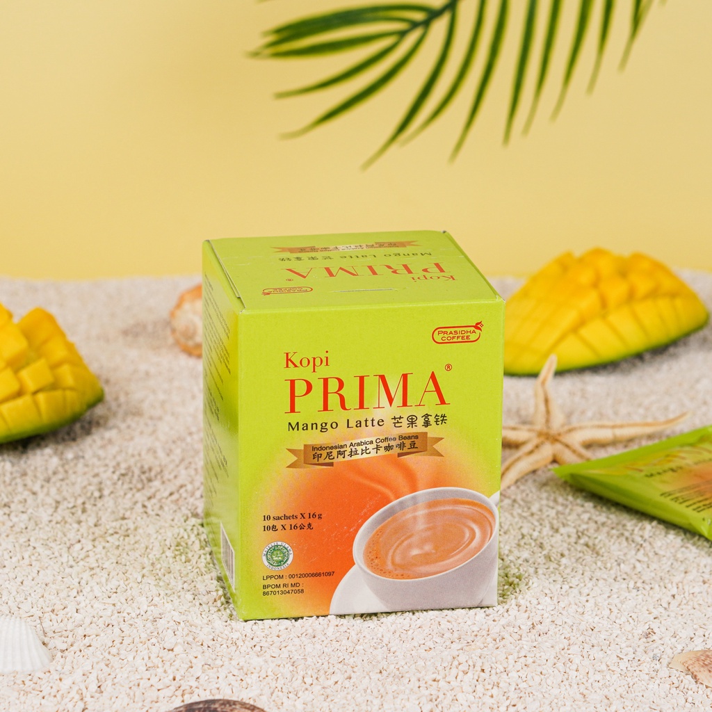 

Kopi Prima Mango Latte | 1 inner box ( 10 sachet X 16 gr )
