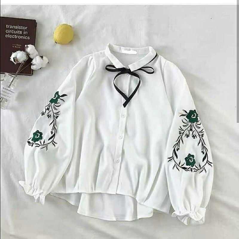 JCMP - Kem Bovi / Kemeja Wanita Model Terbaru / Kemeja Tangan Panjang Kekinian