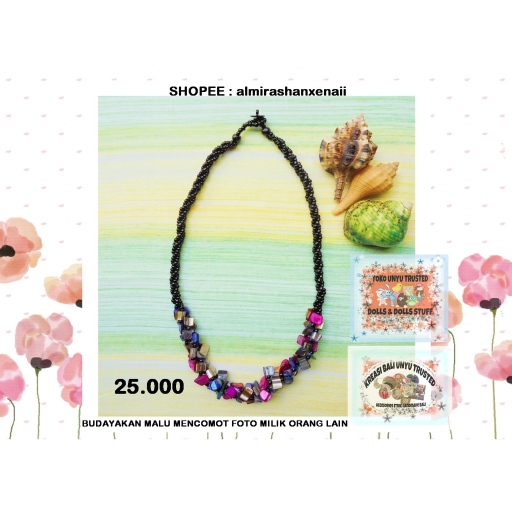 Kalung BALI Handmade/ Kalung Etnik BALI/ Kalung Fashion Wanita/ Kalung Hijab/ Kalung BALI Murah 19