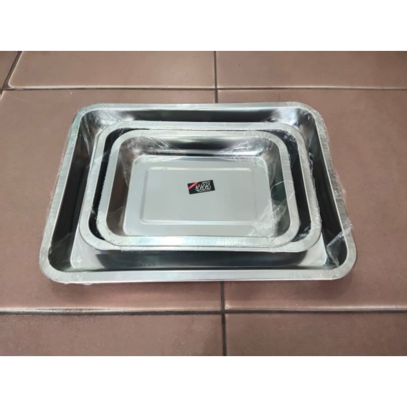 Baking tray persegi/Loyang kue/Oven tray