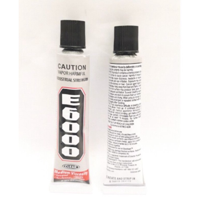 

lem Kraft E6000 9ml super glue/lem serbaguna/lem kerajinan tangan