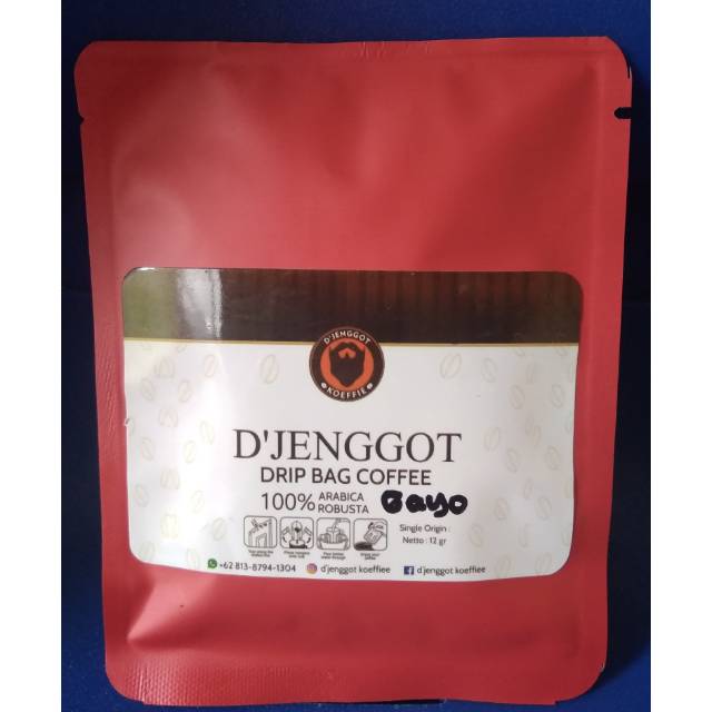 

Djenggot Koeffie - Kopi instant Arabica drip Bag 12gr bubuk