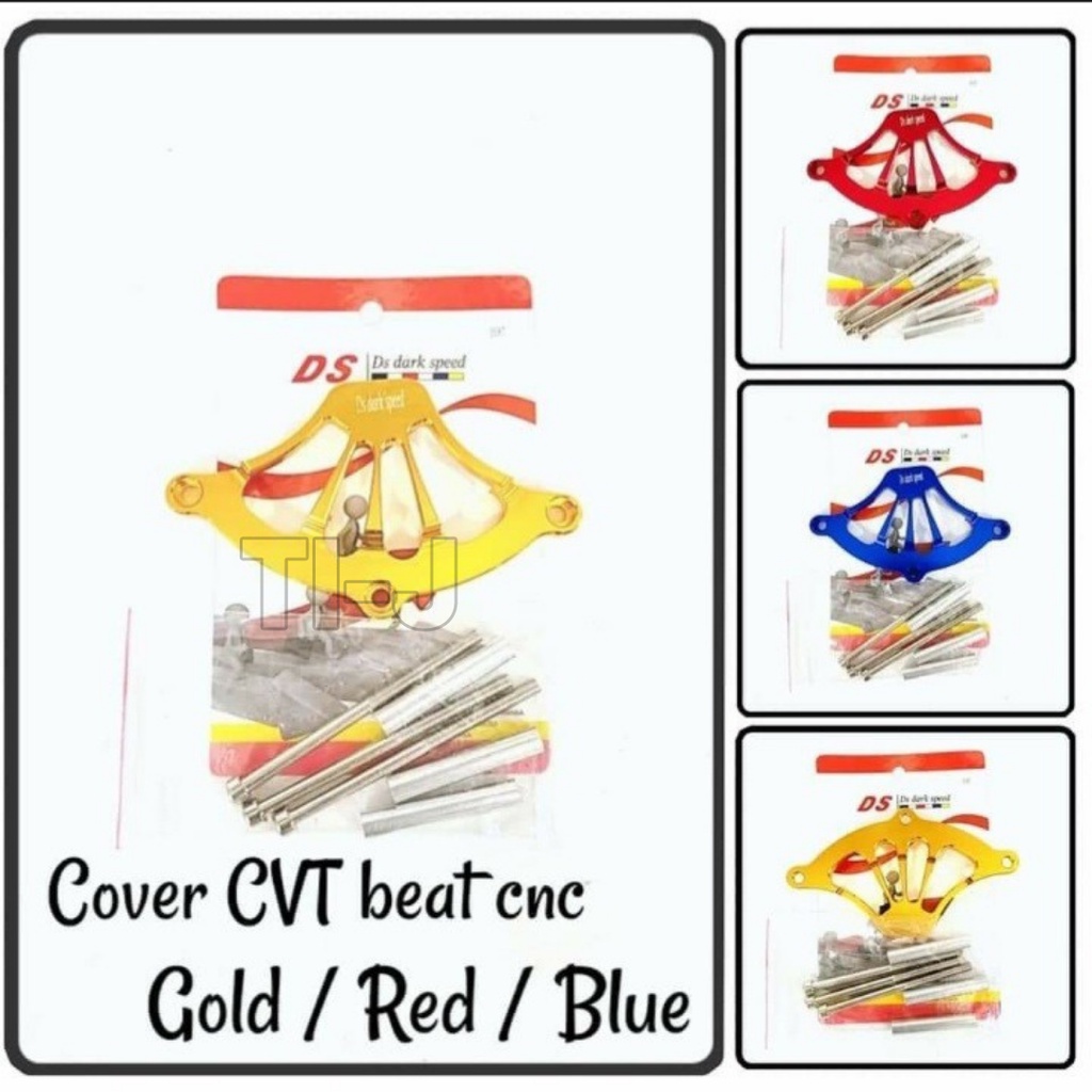 Cover/Pelindung Cvt Beat Bahan Full Cnc Warna Merah, Biru, Gold