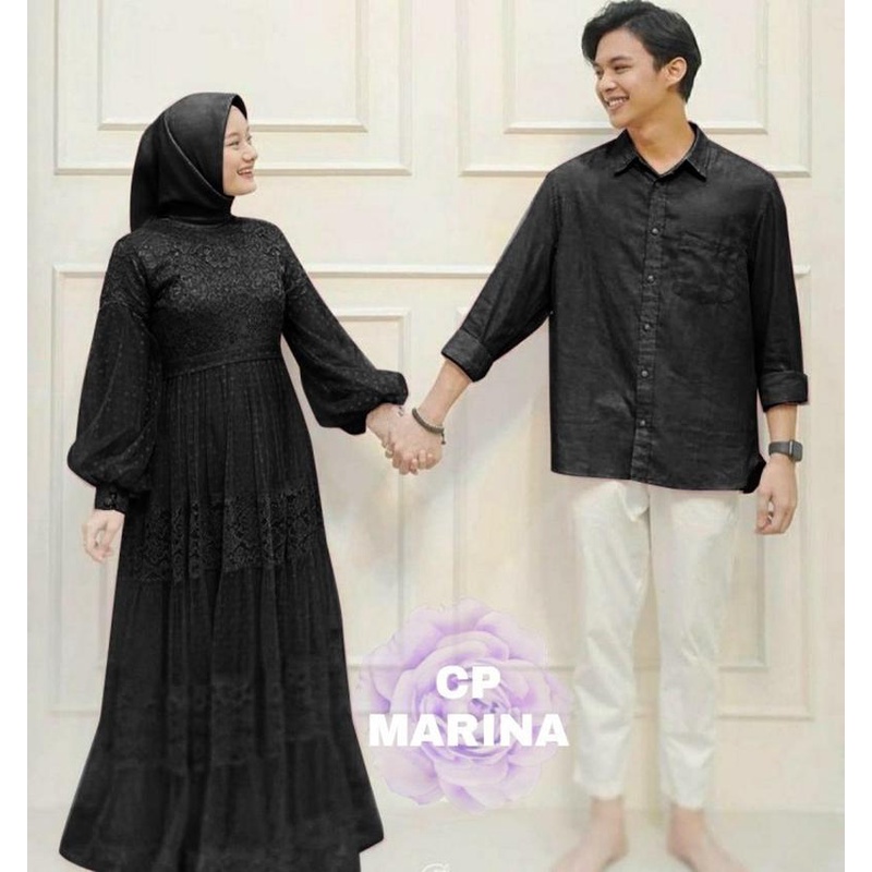 Elkhadija Sarimbit Keluarga Terbaru 2022 Sarimbit Couple Fashion Muslim Baju Lebaran Couple Keluarga