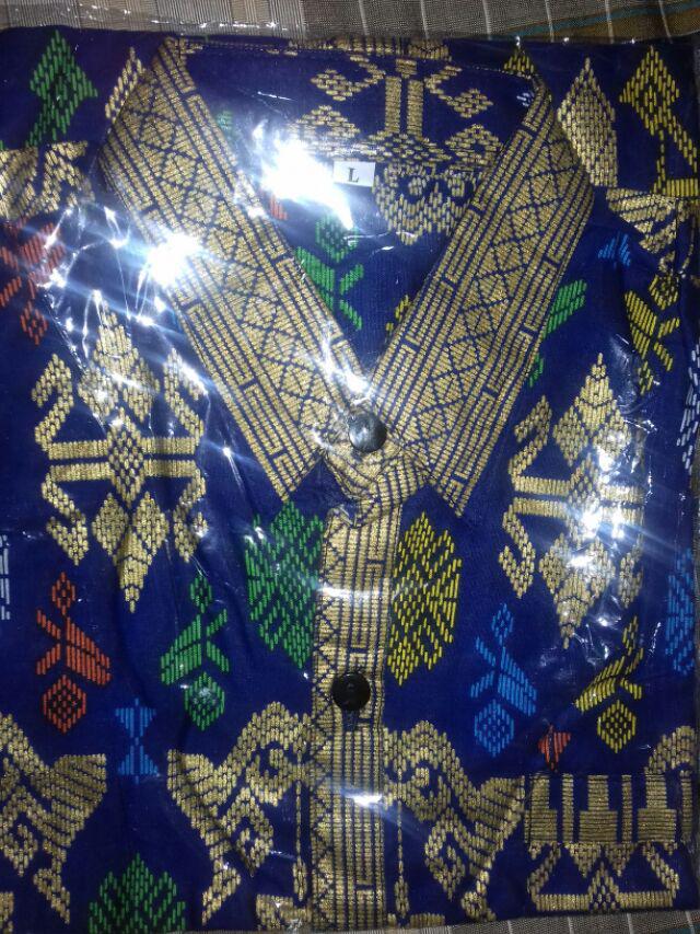 Qnunbatik Kemeja/hem Batik Anak Cowok/laki-laki Mentari Prodo