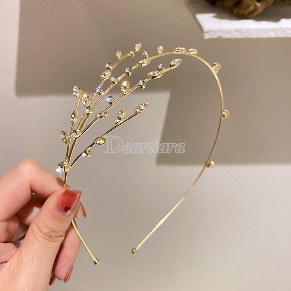 Fashionable and Simple New Diamond-studded Willow Headband Headband Net Celebrity Temperament Design Hair Accessories