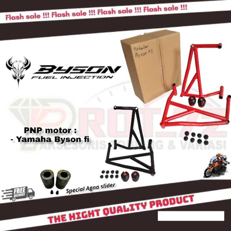 TUBULAR BYSON FI / CRASHBAR BYSON FI / BODYGUARD YAMAHA BYSON FI / JALU AGNA BYSON FI TERKUAT TERMUR