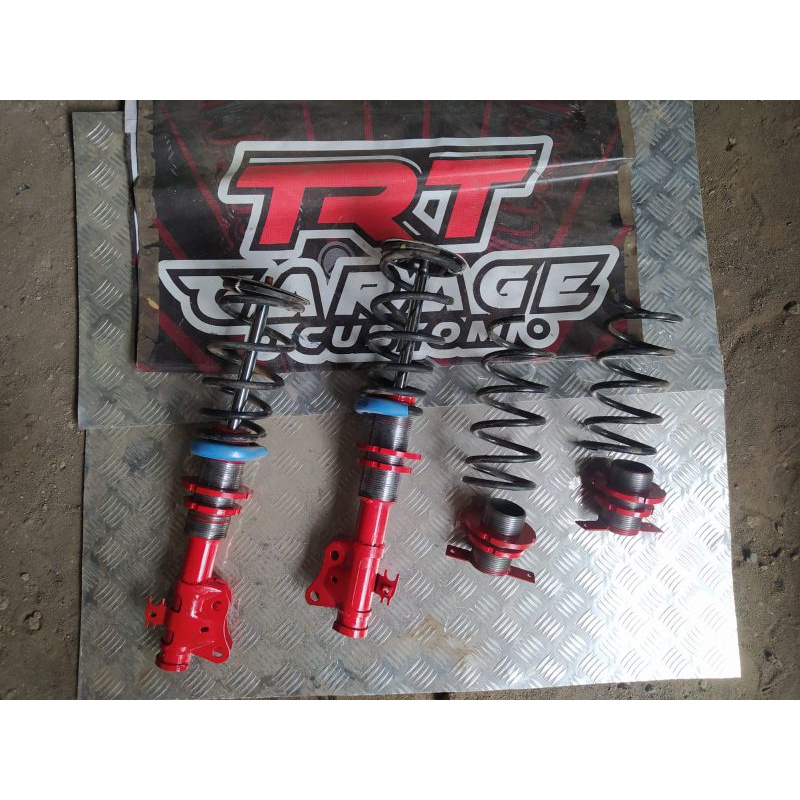 coilover custom set depan belakang toyota vios gen 1