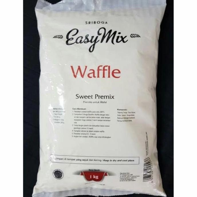 

[COD] Tepung Premix SRIBOGA EASYMIX WAFFLE 1kg TERMURAH [COD]