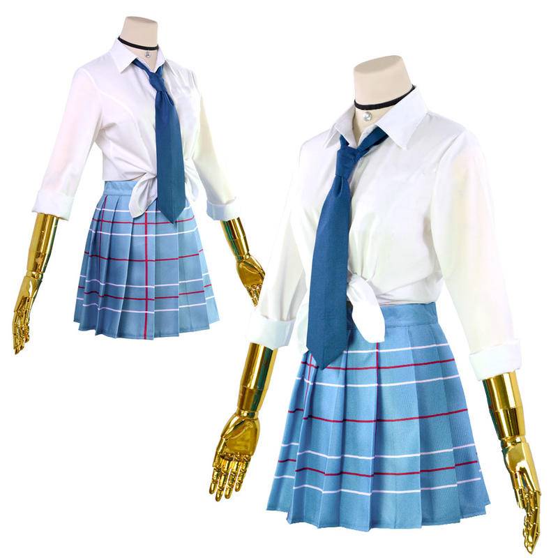 【Wetrose】My Dress-Up Darling Kitagawa Marin Cosplay Costume Jk Skirt Set with Wig